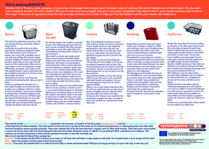 CYCL-consumer report baskets