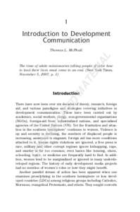 1  Introduction to Development Communication  AL