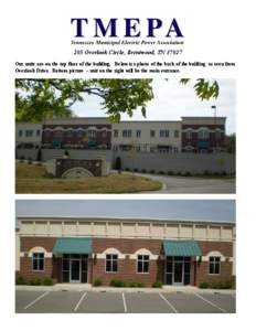 205 Overlook Circle, Brentwood, TN[removed]Our units are on the top floor of the building. Below is a photo of the back of the building as seen from Overlook Drive. Bottom picture – unit on the right will be the main ent