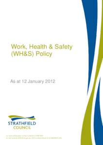 Microsoft Word - POLICY Work Health and Safety Policy