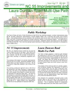 Wake County  April 2013 NC 55 Improvements and Laura Duncan Road Multi