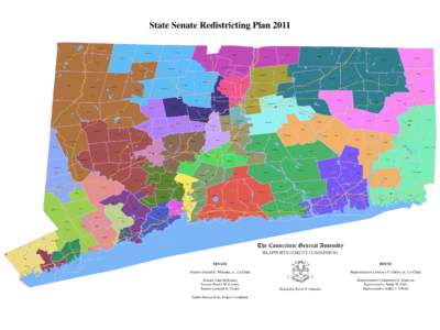 State Senate Redistricting Plan 2011 North Canaan Hartland Colebrook
