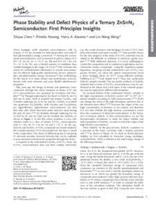 Phase Stability and Defect Physics of a Ternary ZnSnN2 Semiconductor: First Principles Insights