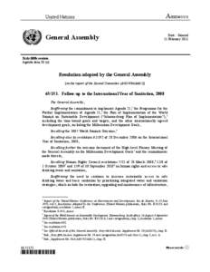 A/RES[removed]United Nations General Assembly