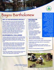 Bayou / Ouachita River / Geography of the United States / Arkansas / Bayou Bartholomew