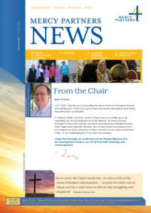 Edition 24 autumn 2015 dr raymond campbell chairperson, mercy partners council CONTENTS 1	 from the chair