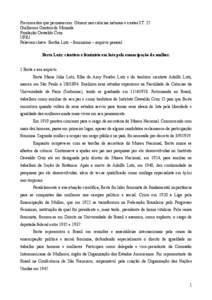 Preconceitos que permanecem: Gênero nas ciências naturais e exatas ST. 25 Guilherme Gantois de Miranda Fundação Oswaldo Cruz