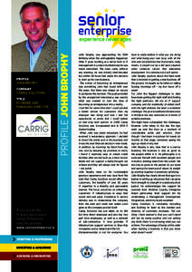 COMPANY Carrig Solutions TITLE FOUNDER AND managing director