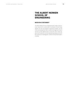 THE ALBERT NERKEN SCHOOL OF ENGINEERING  2009–2010 COURSE CATALOG