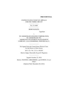 PRECEDENTIAL UNITED STATES COURT OF APPEALS FOR THE THIRD CIRCUIT No[removed]BORIS KHAZIN, Appellant
