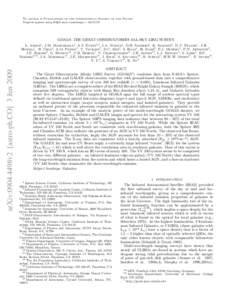 To appear in Publications of the Astronomical Society of the Pacific Preprint typeset using LATEX style emulateapj v[removed]GOALS: THE GREAT OBSERVATORIES ALL-SKY LIRG SURVEY  arXiv:0904.4498v2 [astro-ph.CO] 3 Jun 200