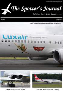 www.aviation-photography.lu  N°84 July 2013 Luxair with Disney stickers (Serge BRAUN[removed])