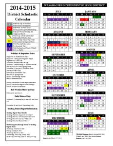 [removed]District Scholastic Calendar F W H