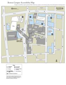 Boston Campus Accessibility Map Campus accessibility map for all three Tufts University canpuses can be found at http://www.tufts.edu/oeo/univmaps.html Knapp St. Tremont St.