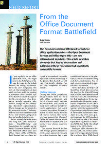 Open formats / OpenDocument / Microsoft Office / Standardization of Office Open XML / Office Open XML / ISO/IEC JTC1/SC34 / Document file format / OpenOffice.org / Ecma International / Computing / Computer file formats / Markup languages