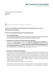 Zertifizierungsstelle der Bundesnotarkammer BurgmauerKöln !