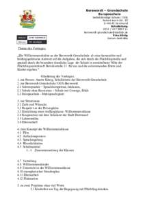 Berswordt – Grundschule Europaschule Selbstständige Schule / OGS Robert-Koch-Str. 50 DDortmund Schulleitung