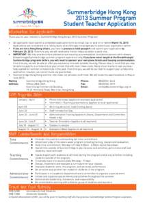 Geography of China / Summerbridge / Hong Kong / Political geography