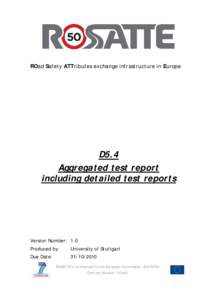 Microsoft Word - RST_D54 - Aggregated test report_v1.0.doc