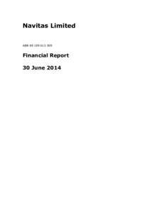 Navitas Limited ABN[removed]Financial Report 30 June 2014