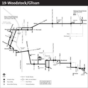 Cesar Chavez Blvd  19-Woodstock/Glisan 70