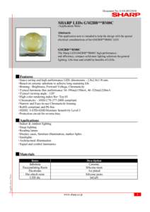 Double dome LED Application Note EAN-091201B.xls