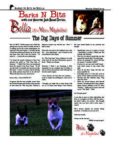 Barks N Bits w/Bella	  Bella Photos by: Christa Conway