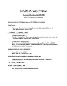 Bill / United States House of Representatives / Pennsylvania General Assembly / Standing Rules of the United States Senate /  Rule XI / Government / United States Senate / Law