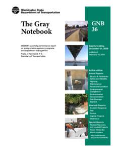 Gray Notebook 36 - For the quarter ending December 31, 2010