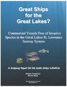 Great Ships for the Great Lakes? Commercial Vessels Free of Invasive Species in the Great Lakes-St. Lawrence Seaway System