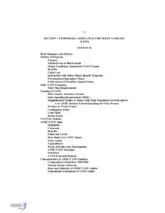 Welfare reform / Government / Temporary Assistance for Needy Families / United States / Welfare and poverty / Personal Responsibility and Work Opportunity Act / Aid to Families with Dependent Children / Family cap / Welfare / Federal assistance in the United States / United States Department of Health and Human Services / Economy of the United States