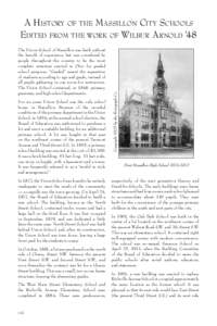 Client Proofs  The Union School of Massillon was built without the benefit of experience, but was considered by people throughout the country to be the most complete structure erected in Ohio for graded