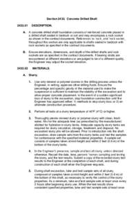 Section[removed]Concrete Drilled Shaft[removed]DESCRIPTION.  A.