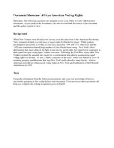 New York Constitution / Suffrage / Article One of the United States Constitution / Law / United States Constitution / Right of foreigners to vote in the United States / Voting rights in the United States / Government / Politics / James Madison