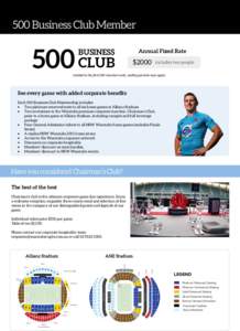 500 Business Club Member  Allianz Stadium 500 CLUB