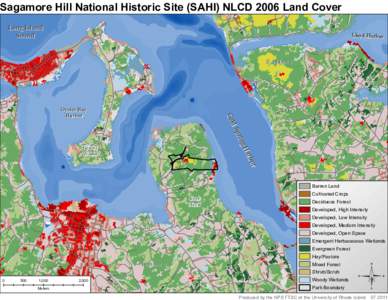 Sagamore Hill National Historic Site (SAHI) NLCD 2006 Land Cover Long Island Sound Lloyd Harbor