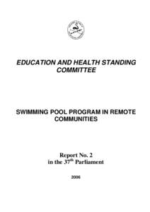 Report on Swimming Pools Final Report