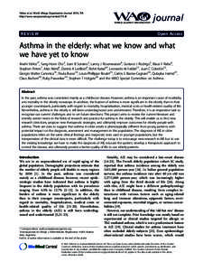 Yáñez et al. World Allergy Organization Journal 2014, 7:8 http://www.waojournal.org/contentREVIEW  journal