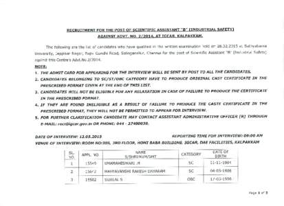 FORM OF CASTE CERTIFICATE FOR SC/ST This is to certify that Shri*/Shrimati/Kumari __________________________________ Son/Daughter of _______________________ Village/Town