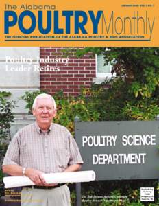 The Alabama  JANUARY 2002• VOL. 2 NO. 1 POULTRYMonthly THE OFFICIAL PUBLICATION OF THE ALABAMA POULTRY & EGG ASSOCIATION