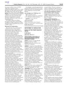 Federal Register / Vol. 64, No[removed]Thursday, July 15, [removed]Proposed Rules two copies of their views to USDA/ AMS/Dairy Programs, Order Formulation Branch, Room 2971, South Building, P.O. Box 96456, Washington, DC 20