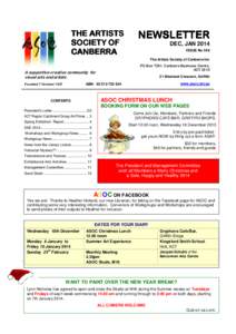 Microsoft Word - Newsletter Dec Jan 2014.doc