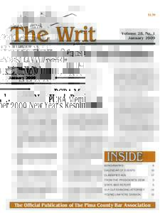 $1.50  The Writ Volume 28, No. 1 January 2009