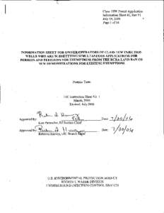 First Amendment to the United States Constitution / Public administration / Resource Conservation and Recovery Act / Title 40 of the Code of Federal Regulations / Environment / Injection well / Government / United States Environmental Protection Agency / Environment of the United States / 94th United States Congress