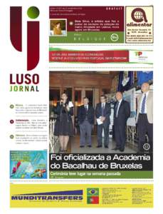 PUB  Edition nº 82 | du 23 septembre 2013 Mensuel Franco-Portugais  GRATUIT