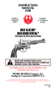 .327 Federal Magnum firearms / Safety / Handgun / Cylinder / .480 Ruger firearms / Trigger / .45 Colt / .44 Magnum / .357 Magnum / Ammunition / Small arms / Revolvers