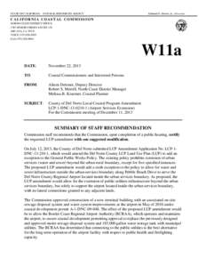 California Coastal Commission Staff Memorandum and Recommendation Regarding LCP Major Amendment No. LCP-1-DNC[removed]Del Norte County)