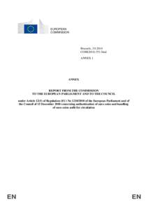 EUROPEAN COMMISSION Brussels, [removed]COM[removed]final ANNEX 1