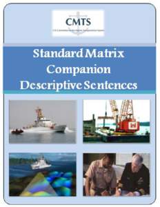 Standard Matrix Companion Descriptive Sentences  Contents I.