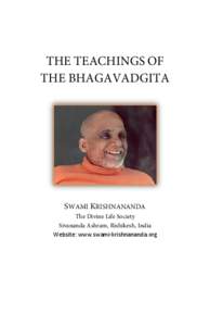 Indian philosophers / Indian philosophy / Meditation / Spiritual practice / Bhagavad Gita / Yoga / Sivananda Saraswati / Sri Aurobindo / Swami Krishnananda / Hinduism / Yogis / Religion